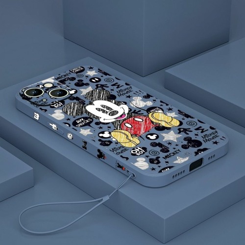 Hot Deals Disney Minnie Mickey Money Cover For Apple iPhone 13 12 11 Pro Max mini XS XR X 8 7
