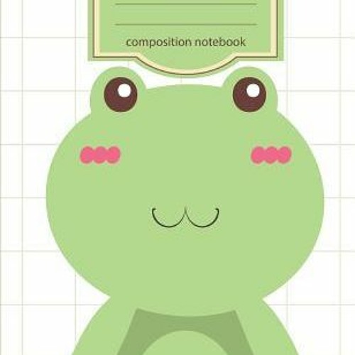 READ ! Composition Notebook Frog Notebook (School Notebook) - 108 Page Softback Latge Print 8.5x11