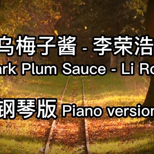 乌梅子酱 - 李荣浩 - 钢琴版 (The Dark Plum Sauce - Ronghao Li - Piano)