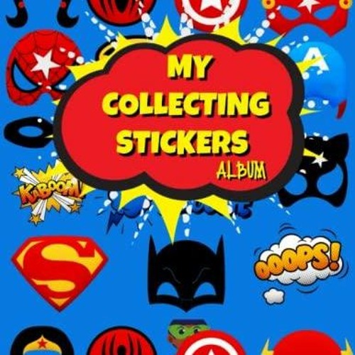pdf download My Collecting Stickers Album Awesome Blank Sticker Book For Kids Blank Sticker B