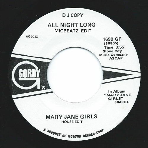 Mary Jane Girls - All Night Long (Micbeatz Edit)