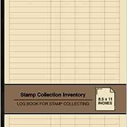 ( SGPu ) Stamp Collection Inventory Log Book For Stamp Collecting For Stamp Collectors Large by