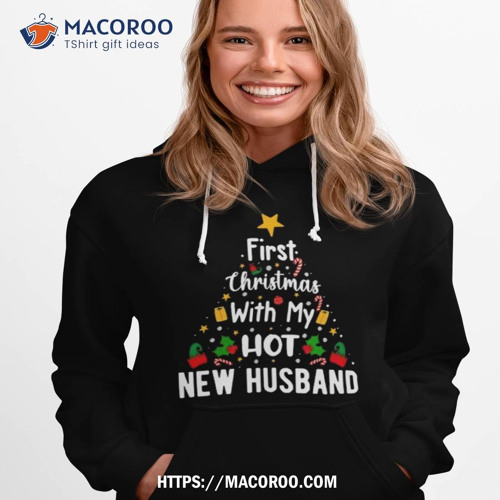 First Christmas With My Hot New Husband Christmas Tree 2023 T Shirt