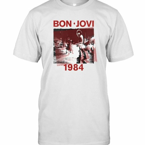 Bon Jovi 1984 On Jovi Streets Tee