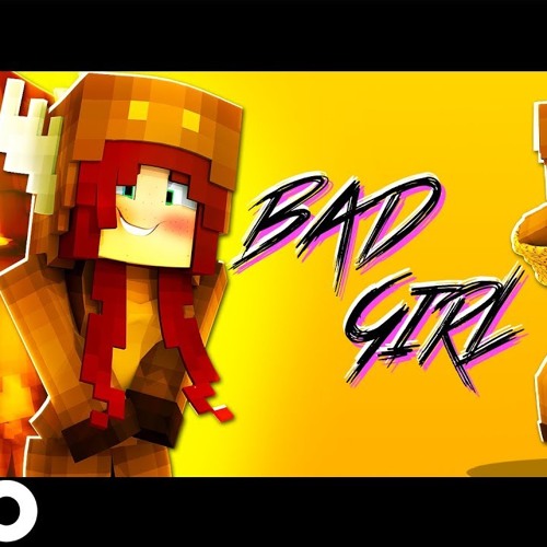 BAD GIRL - Parody of Billie Eilish Bad Guy in Minecraft! (Music Video)