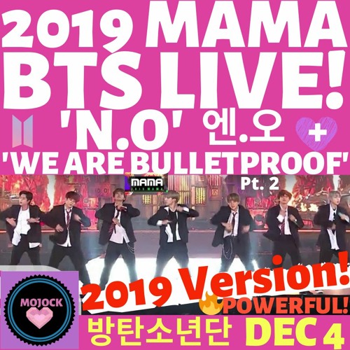 BTS(방탄소년단) LIVE 2019 MAMA Intro 'N.O' (엔.오) 'WE ARE BULLETPROOF'!!!
