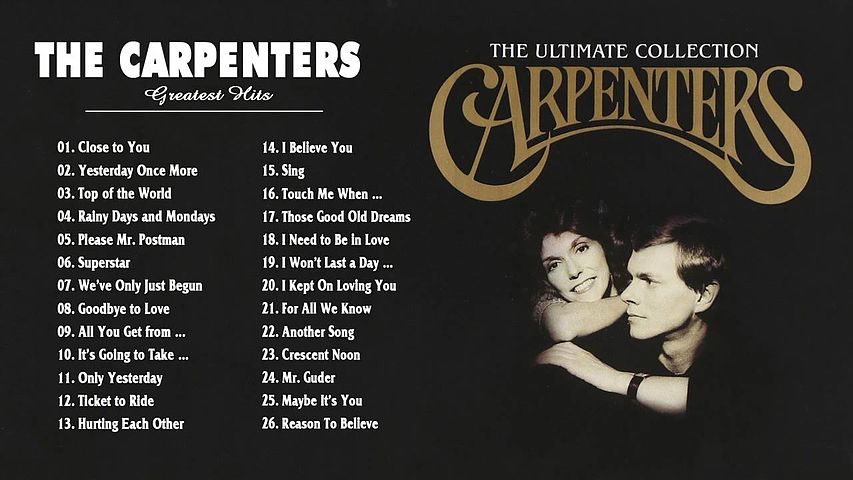 The Carpenters Gold Best Songs Of The Carpenters - Greatest Hits Full Album Of The Carpenters