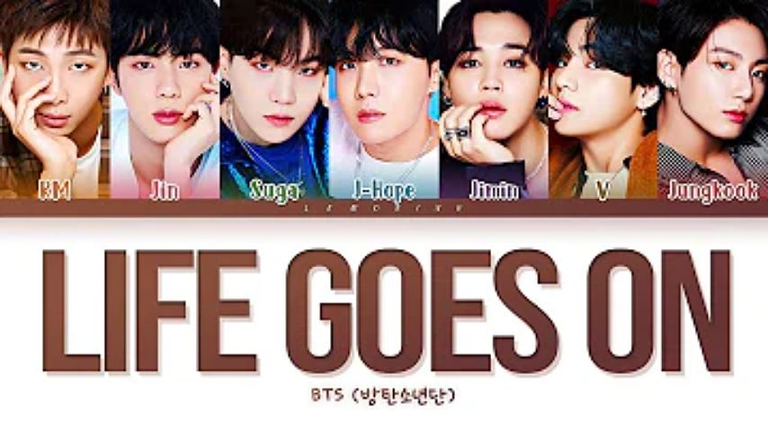 BTS Life Goes On Lyrics 방탄소년단 Life Goes On 가사 Color Coded Lyrics Han Rom Eng 232006069