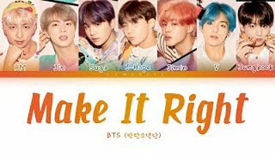 BTS - Make It Right (방탄소년단 - Make It Right) Color 70K)