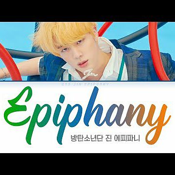 BTS (방탄소년단) JIN (진) - Epiphany Color Coded Lyrics Han-Rom-Eng-가사
